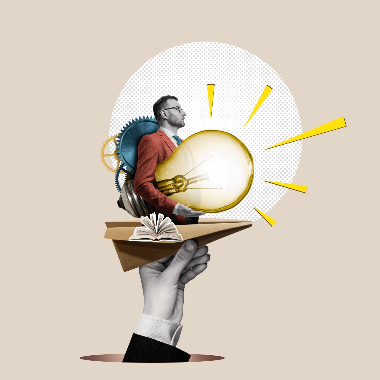 Academic looking ahead - promotion collage